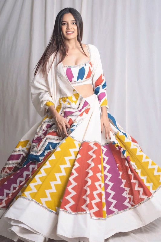 Navratri Special Heavy Flair Colorful Ghagra Choli