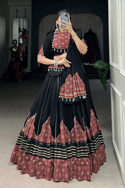 Fully Stitched Cotton Chaniya Choli For Navratri