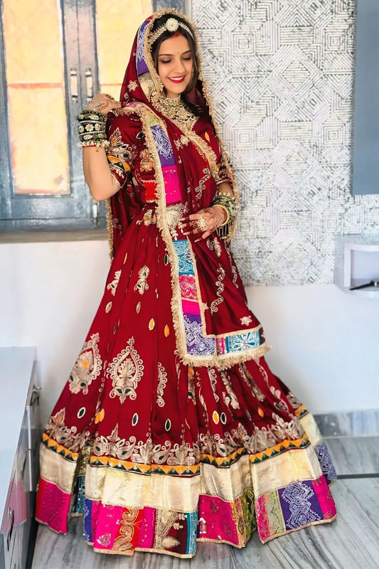 Rajasthani Style Printed Navratri Chaniya Choli