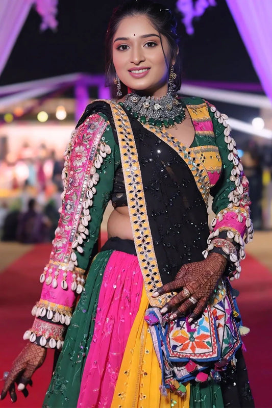 Digital Print Multi Color Chaniya Choli For Navratri Festival