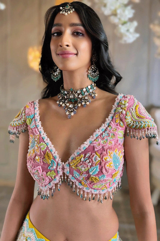 New Bridal Look Heavy Flare Yellow Lehenga For Haldi Ceremony