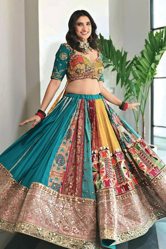 Traditional Dori Style Blouse Multi Colour Lehenga Choli