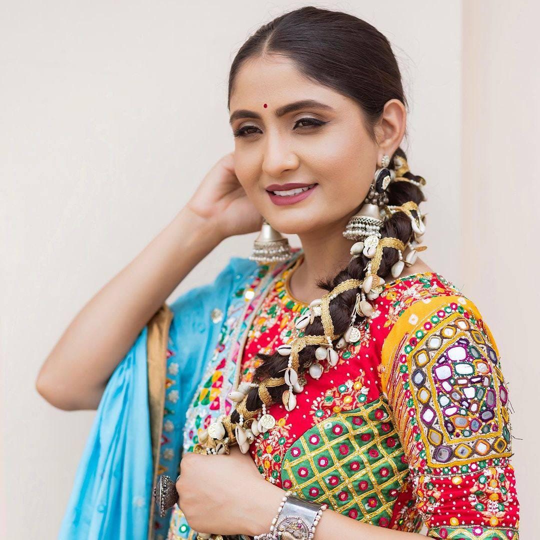 Designer Muslin Cotton Lehenga Choli with Digital Print, Real Mirror Work & Dupatta with PomPom Lace – Festive Wedding Outfit