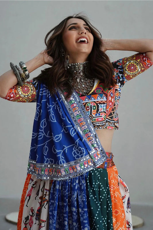 Gujarati Traditional Chaniya Choli For Navratri Festival