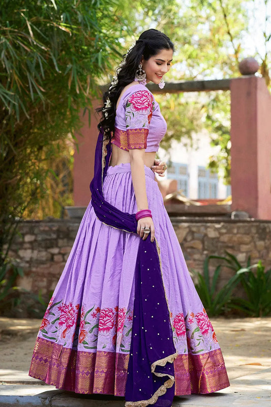 Silk Cotton Half Sarees Modes Online