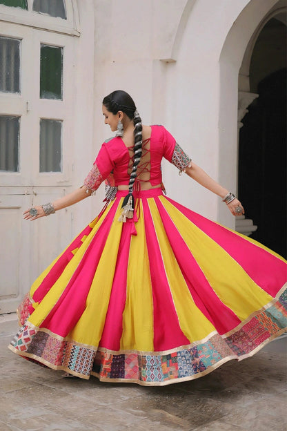 Multi Color Fully Stitched Chaniya Choli For Navratri