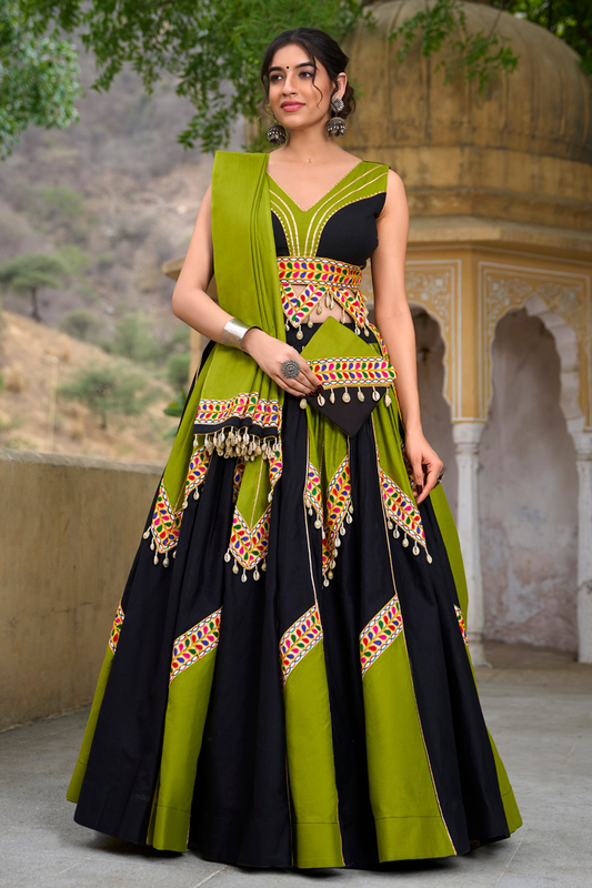 Pure Cotton Ready To Wear Chaniya Choli For Navratri Festival