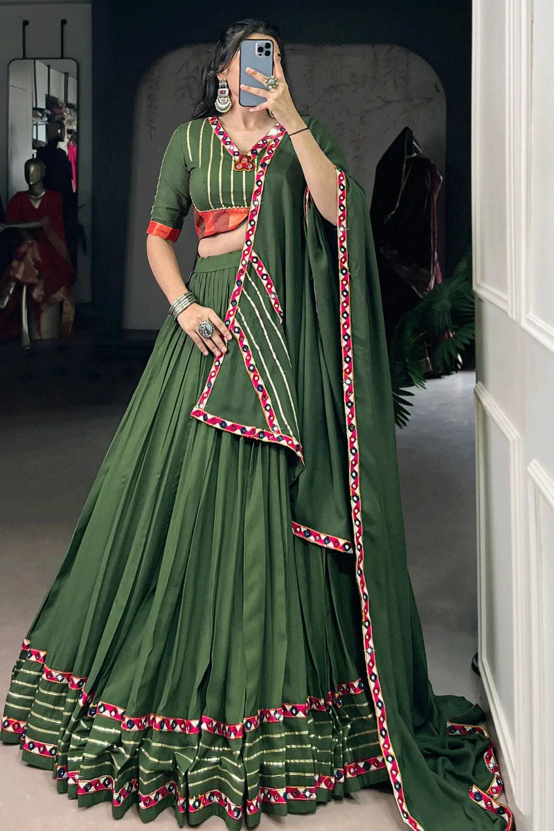 Traditional Heavy Flair Lehenga Choli For Women
