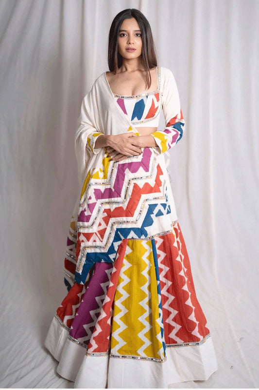 Navratri Special Heavy Flair Colorful Ghagra Choli