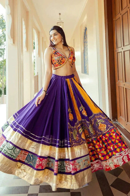 Latest Prachi Solanki Designer Heavy Flair Chaniya Choli For Garba