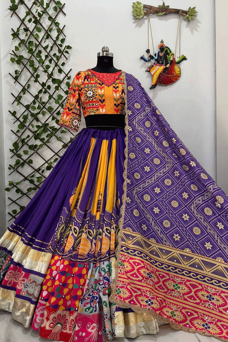 Latest Prachi Solanki Designer Heavy Flair Chaniya Choli For Garba