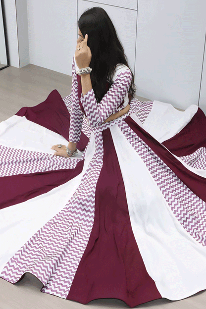 Full Flair Lehenga with Mirror Work Blouse For Navratri Special