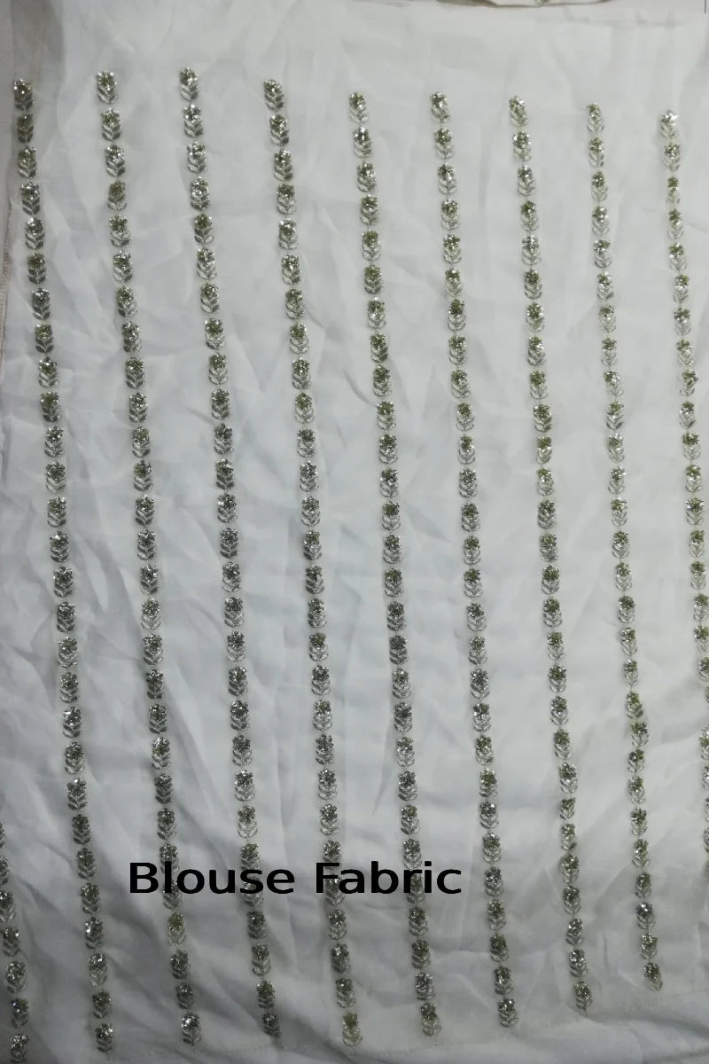 Sequence Work Off White Colour Lehenga Choli For Sangeet