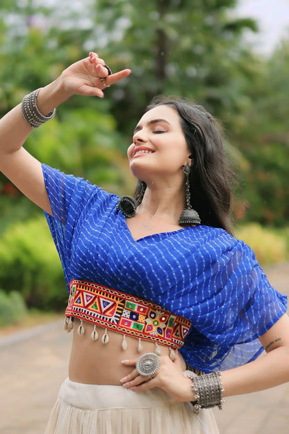 Heavy Flared Cotton Lehenga Choli For Navratri Special