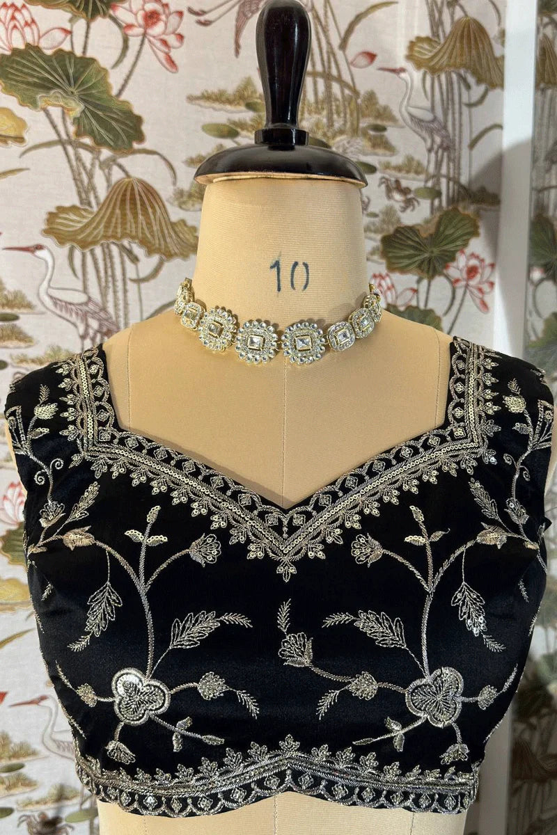 Actress Tamannaah Bhatia Black Lehenga For Wedding