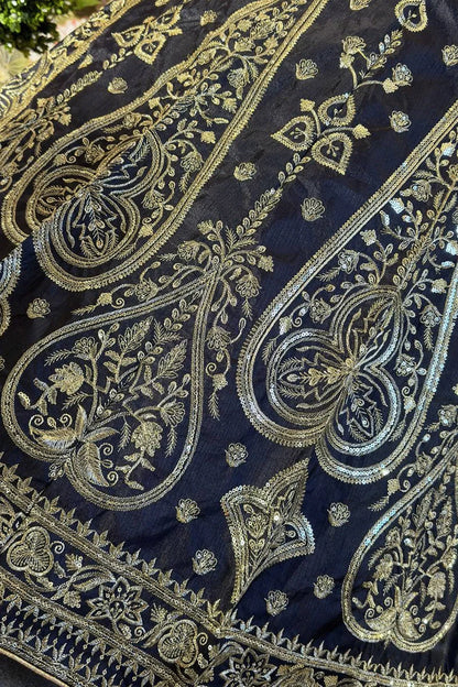 Actress Tamannaah Bhatia Black Lehenga For Wedding