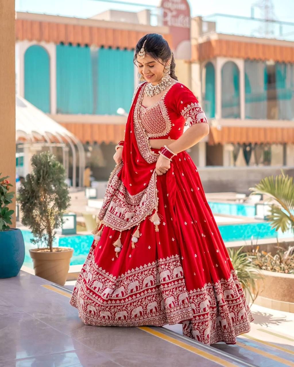 Designer Party Wear Lehenga Choli Set with Heavy Sequins & Zari Embroidery, Blooming Georgette Dupatta – Elegant Festive Ethnic Outfit