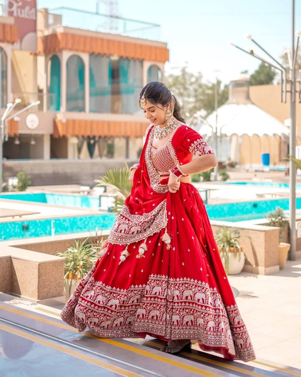 Designer Party Wear Lehenga Choli Set with Heavy Sequins & Zari Embroidery, Blooming Georgette Dupatta – Elegant Festive Ethnic Outfit
