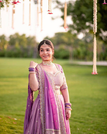 Festival Special Fox Georgette Lehenga Choli with Heavy Embroidery, Sequin Work & Fancy Latkan Dupatta – Premium Indian Ethnic Outfit