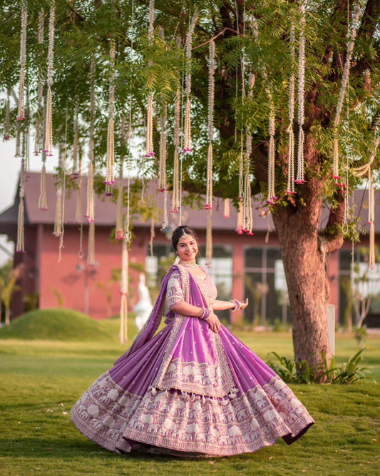 Festival Special Fox Georgette Lehenga Choli with Heavy Embroidery, Sequin Work & Fancy Latkan Dupatta – Premium Indian Ethnic Outfit