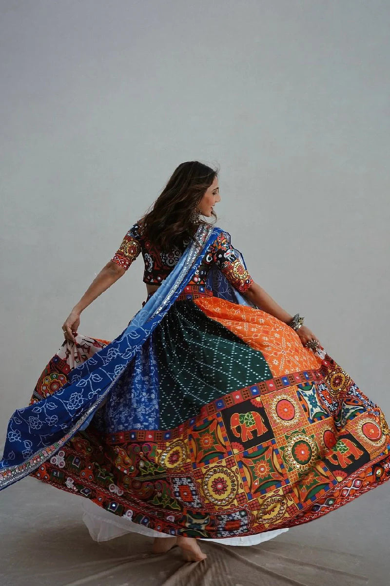 Gujarati Traditional Chaniya Choli For Navratri Festival