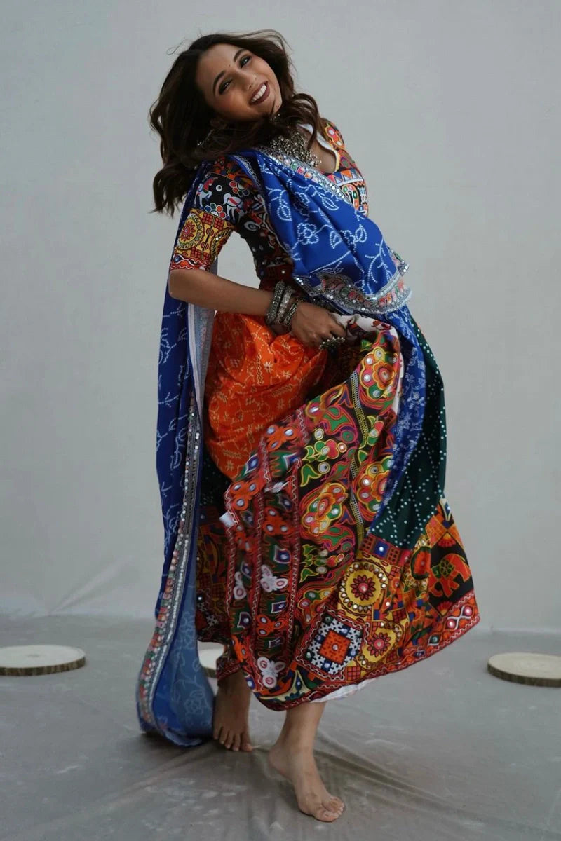 Gujarati Traditional Chaniya Choli For Navratri Festival
