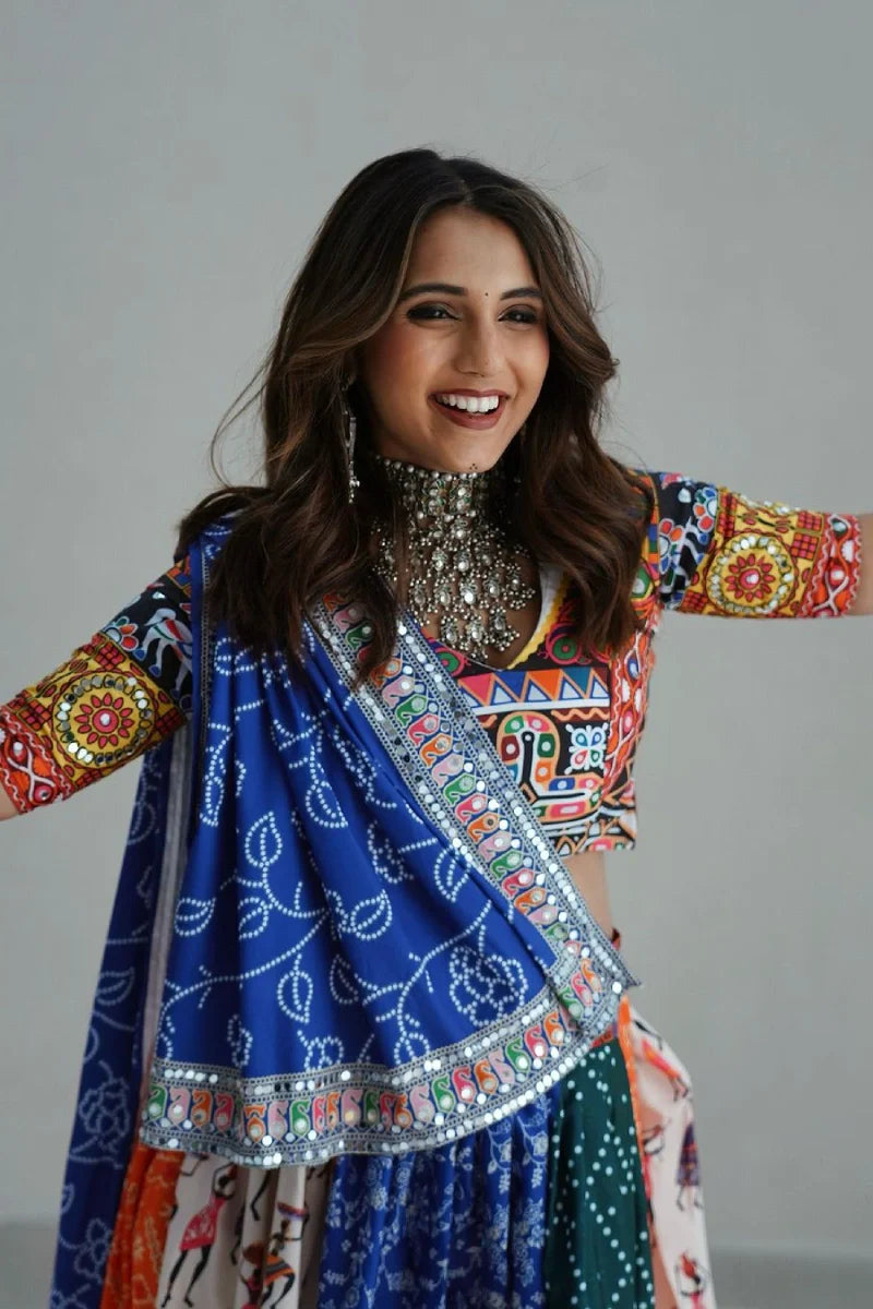 Gujarati Traditional Chaniya Choli For Navratri Festival