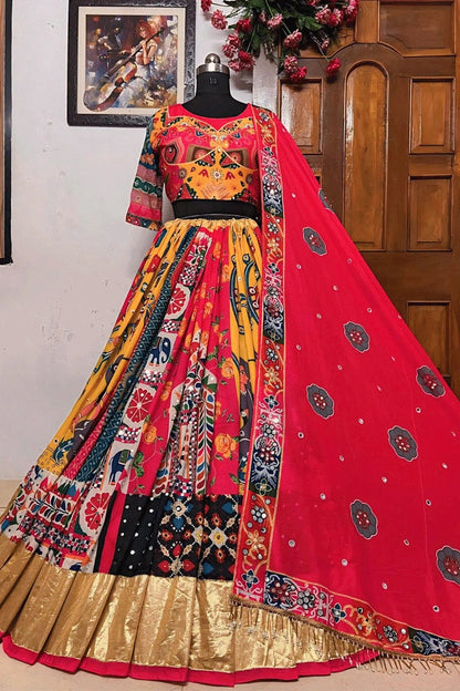 Gujarati Singer Kinjal Dave Multi Designer Chaniya Choli