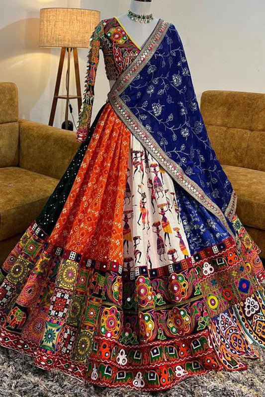 Gujarati Traditional Chaniya Choli For Navratri Festival