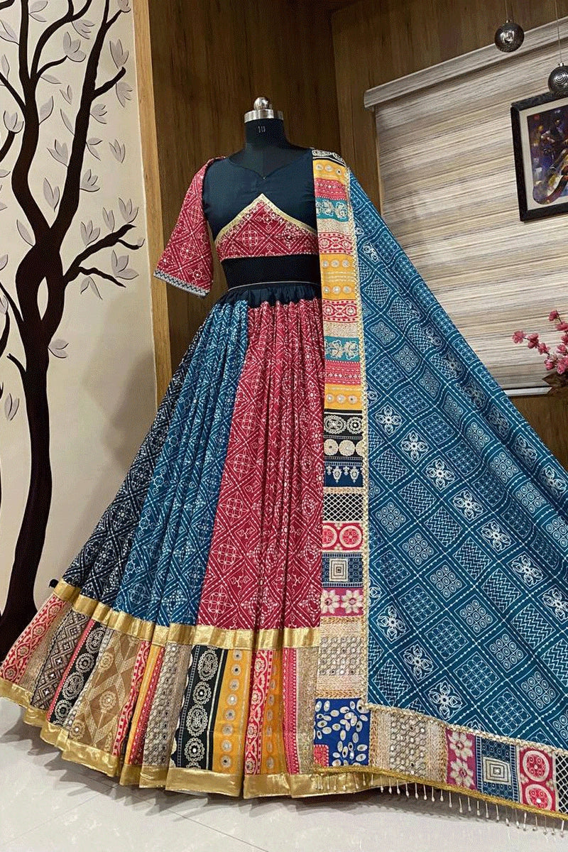Digital Print Heavy Flair Navratri Lehenga Choli