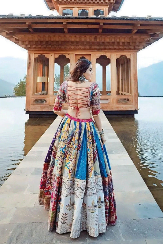 Prachi Solanki Heavy Flair Multi Colour Chaniya Choli For Navratri