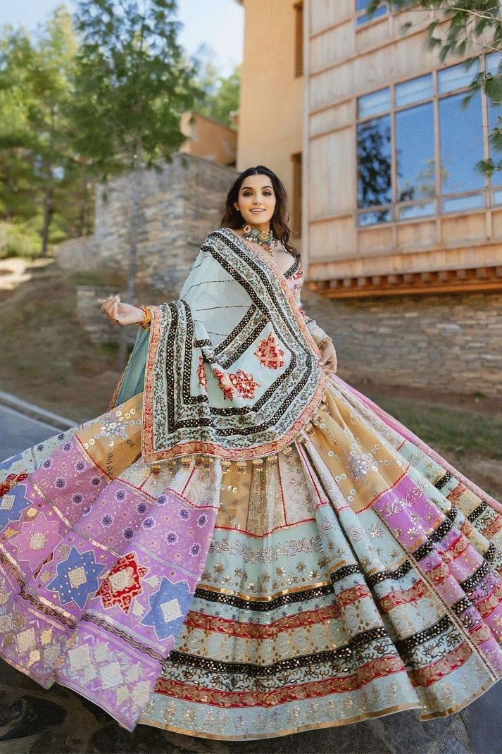 Prachi Solanki Gujarati Traditional Navratri Chaniya Choli For Girls