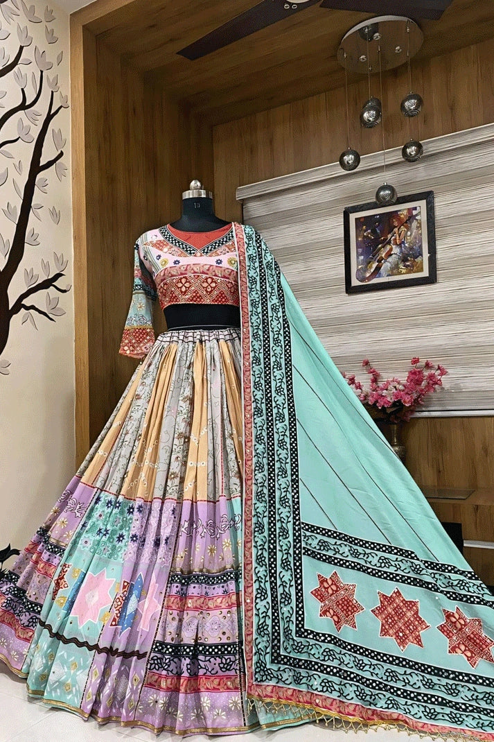 Prachi Solanki Gujarati Traditional Navratri Chaniya Choli For Girls
